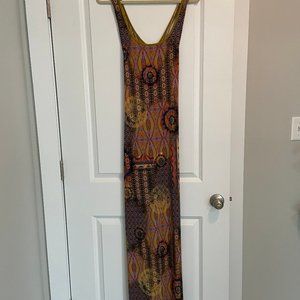 SELF Multicolored Maxi Dress